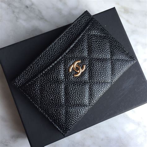 chanel card wallet women's.